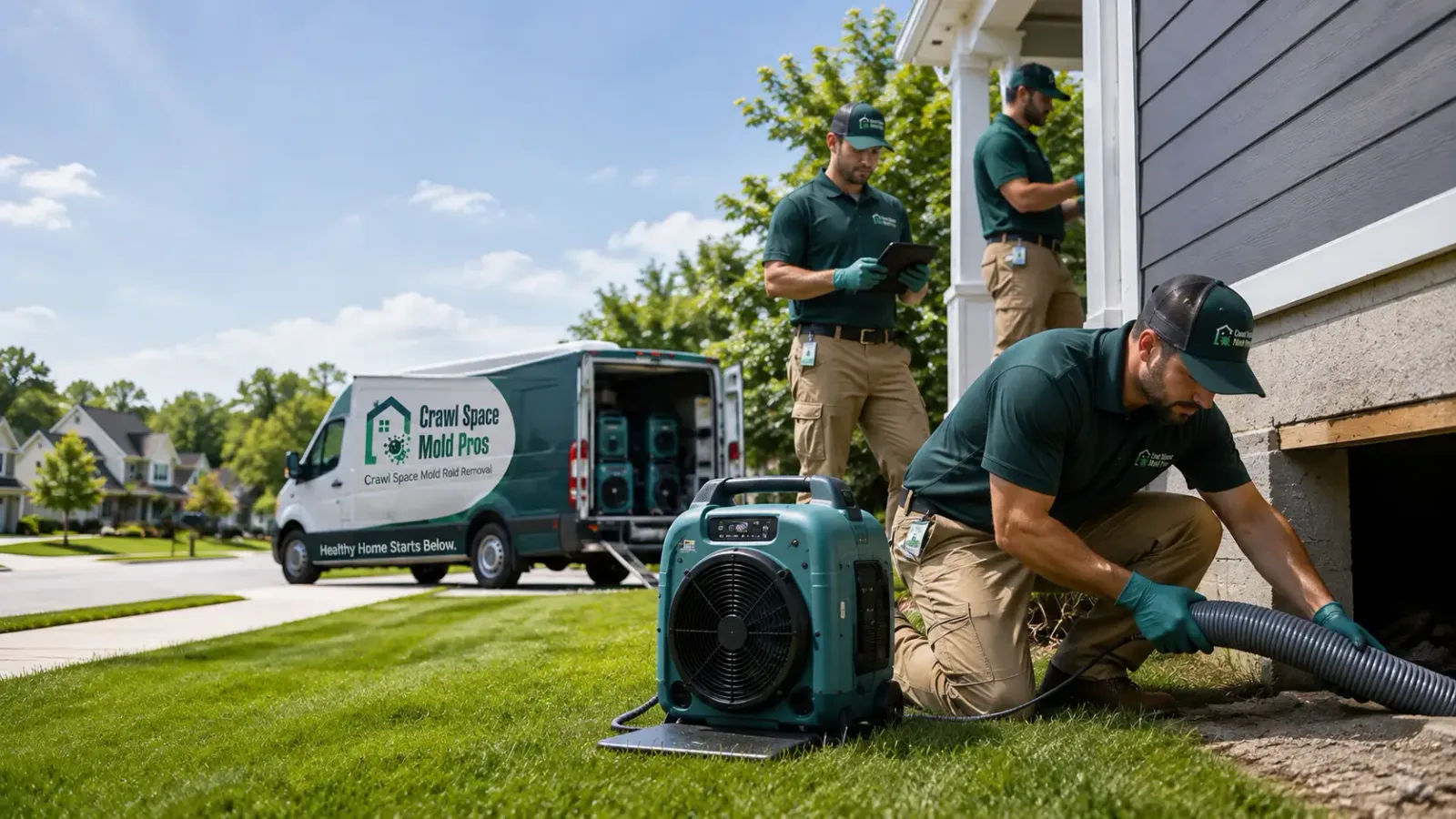 Crawl Space Mold Removal in Papillion, NE